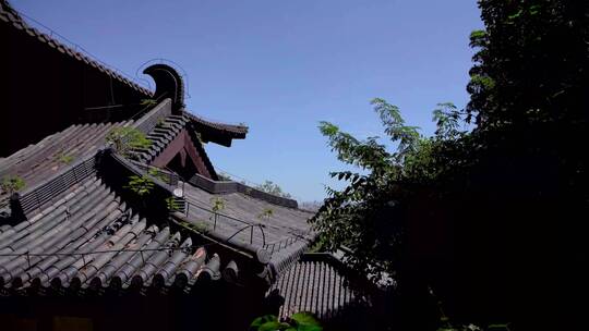 绍兴柯岩景区普照寺景点4K视频