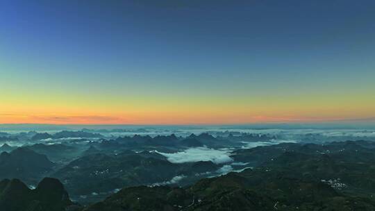 广西桂林自然风光山川日出航拍视频素材模板下载