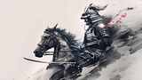 日本武士幕府古代骑兵战争高清在线视频素材下载