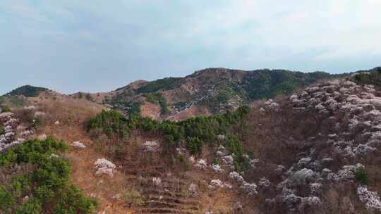 辽宁山区农村的春天航拍