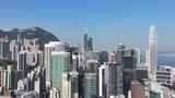 香港CBD航拍高清在线视频素材下载