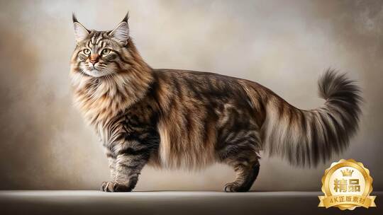 威风凛凛 优雅迷人 尽显缅因猫的独特魅力