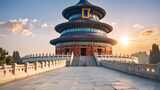 北京天坛皇家园林祭祀古代建筑延时摄影高清在线视频素材下载