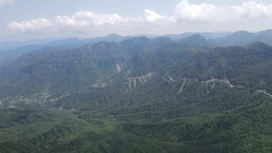 湖北神农架天燕景区4A景区航拍