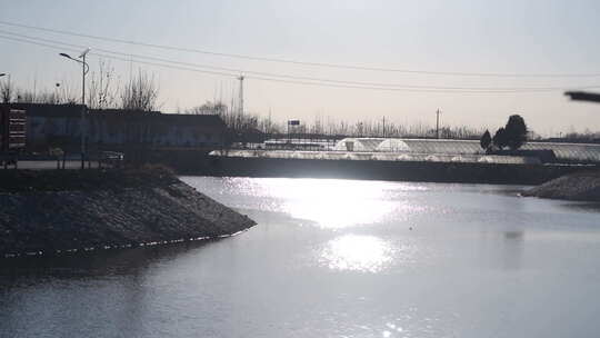 湖 湖边 户外 风景 倒影