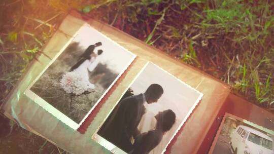 浪漫唯美婚礼场景照片展示AE模板AE视频素材教程下载