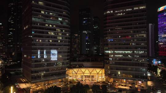 上海夜景航拍