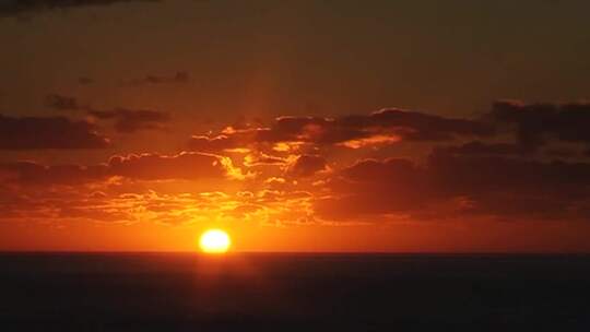 海上夕阳日出晨昏视频素材模板下载