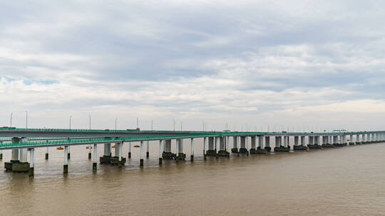 杭州湾跨海大桥延时摄影