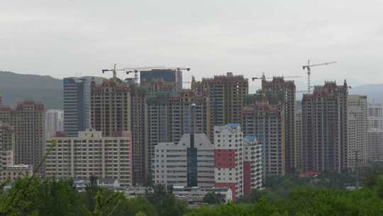 西宁城区高楼建筑