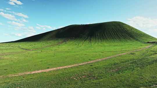 内蒙古乌兰哈达火山航拍