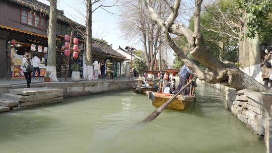 上海朱家角古镇自然人文风景