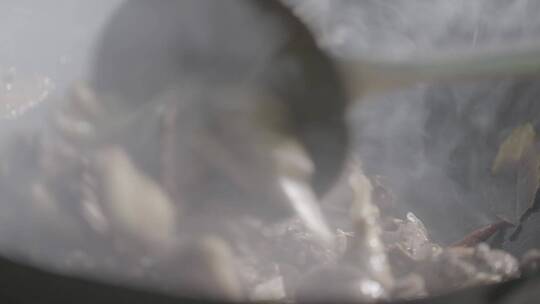 红烧野鸭制作流程LOG视频素材