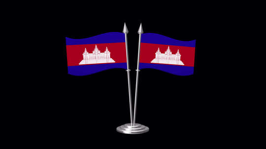 柬埔寨交叉旗阿尔法