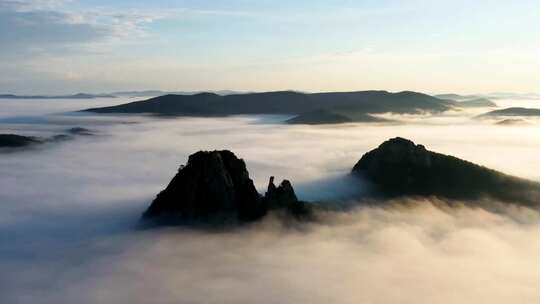 延时摄影 巴林喇嘛山风景区