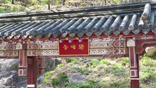 芳菲四月，山寺桃花始盛开