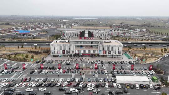 京沪高速公路江苏高邮服务区