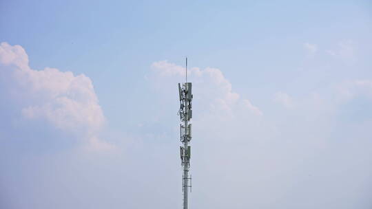 信号塔无线传输视频素材模板下载