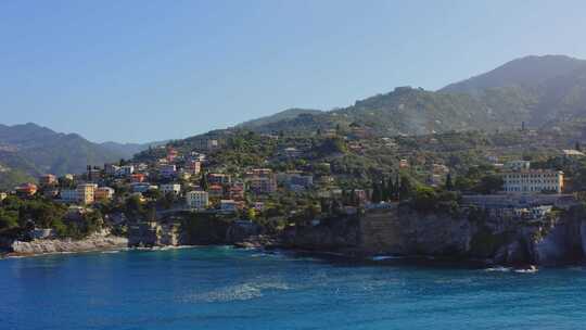 意大利，海洋， Camogli，海