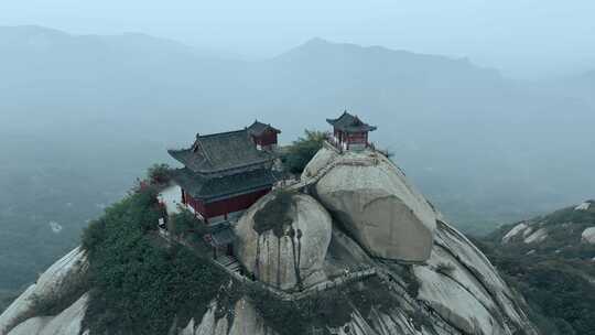 航拍驻马店泌阳铜山风景区