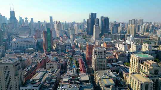上海外滩黄浦江苏州河陆家嘴风景视频素材