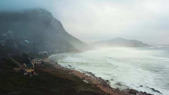 大海 海浪 浪花翻滚