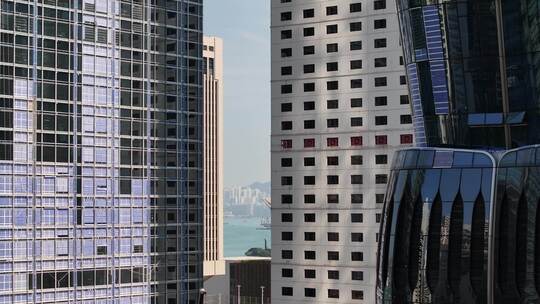 香港中银大厦航拍