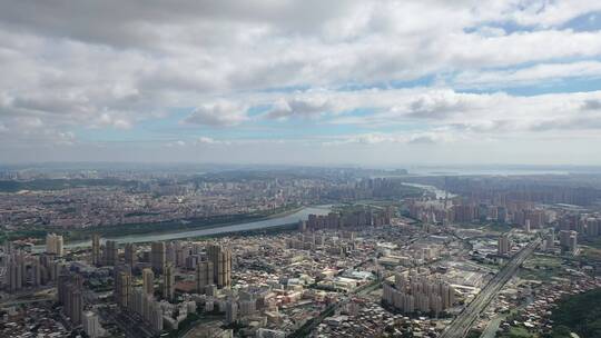 泉州市区大景航拍鲤城区丰泽区晋江全景