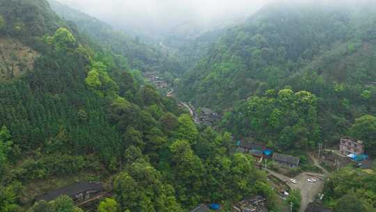 广西贺州大冲土瑶乡村春天美景