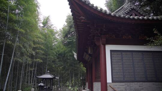 杭州飞来峰韬光寺建筑风景