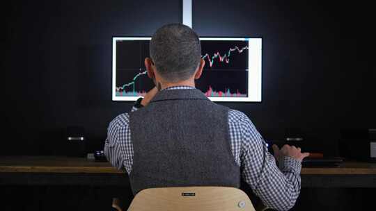 数据指数金融股市数字趋势高清视频视频素材模板下载