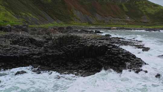 巨人堤道，北爱尔兰，英国，海岸