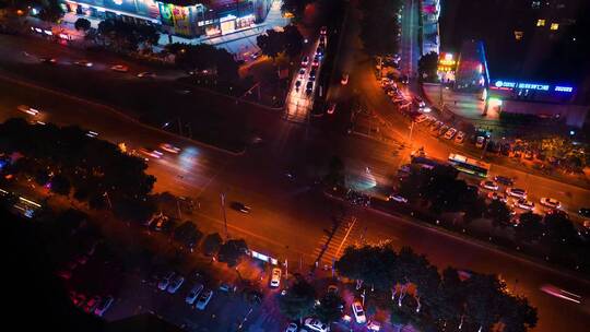 音乐mv素材，城市夜晚人们生活视频素材