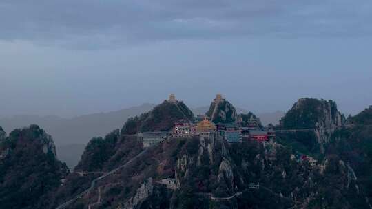 4K航拍河南洛阳老君山景区