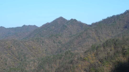 秦岭山脉秋季风景