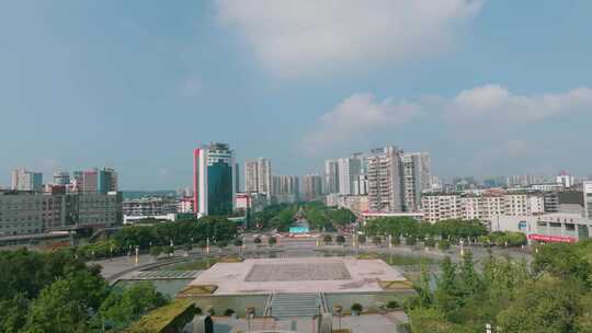 广安风光城市地标