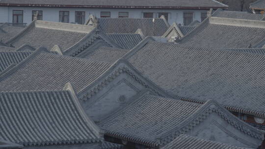 北京传统民居四合院胡同什刹海后海