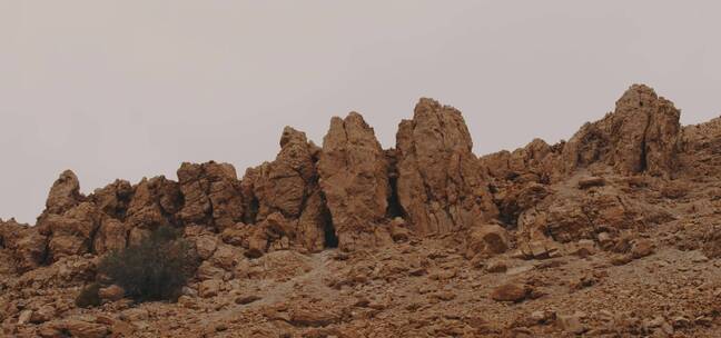 沙漠的岩石