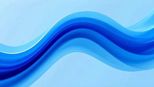 蓝色动感波浪抽象背景素材