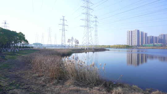 武汉东西湖黄塘湖公园风景