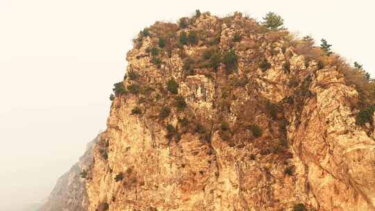 北京秋天司马台长城群山红叶大气航拍宣传片