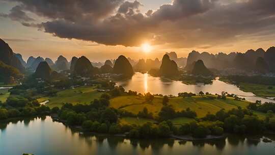 桂林山水美丽风景