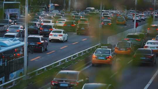 北京车流北京交通拥挤堵车