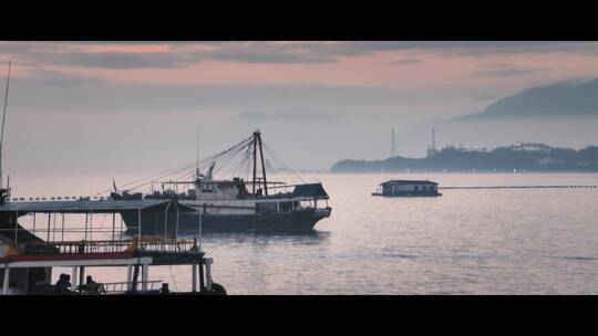 深圳南澳海傍晚风景