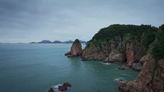 神州海上第一屏半屏山风光