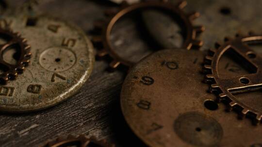 古董手表的旋转素材拍摄视频素材模板下载
