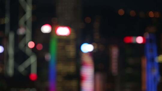 香港维多利亚港湾夜景