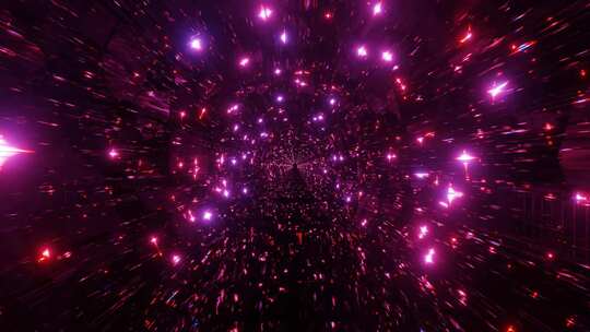 紫色粒子空间背景
