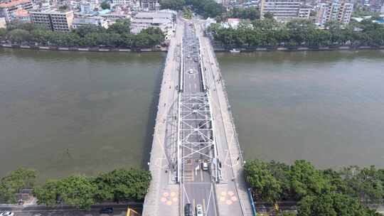 广州海珠桥航拍