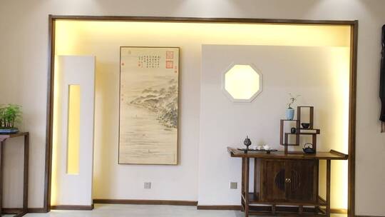 中式茶餐厅的内部装饰